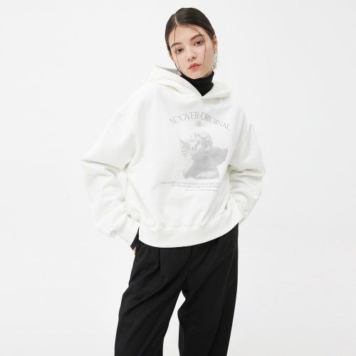 PLASTER CAST HOODIE - WHITE