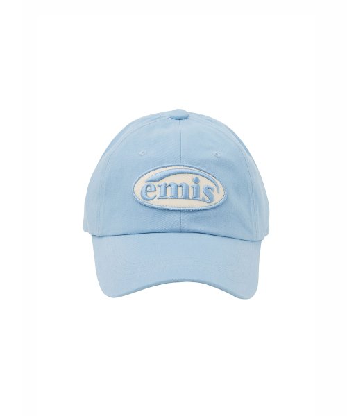 Tone on Tone Wappen Ball Cap-Sky Blue