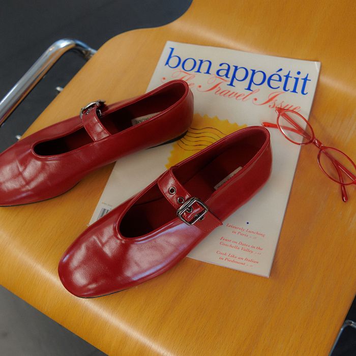 [NEW Color/Delivery right away/only]_Stella Stella Buckle Merrill-Jane Flat