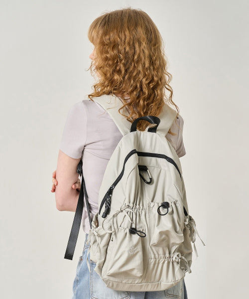 ELLIOTI Nylon Wrinkle BackPack - Size & Review | MUSINSA