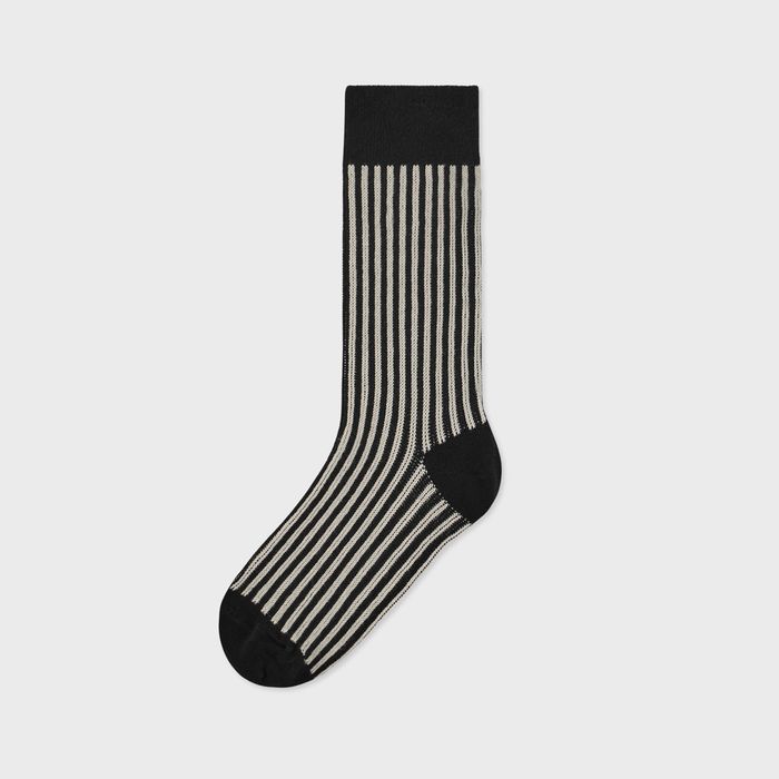 jacquard pin stripe black