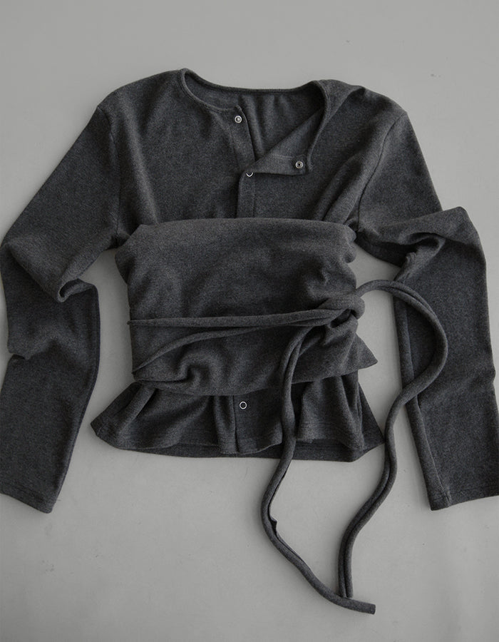 Larum [by LAROOM] S/S Carrot Cardigan Set