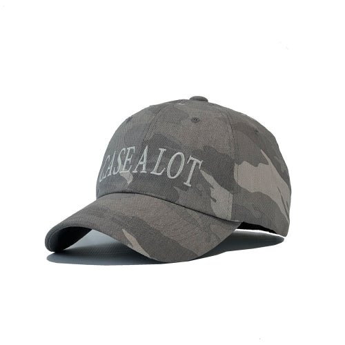 CASE LOT Logo camo ball cap - grey - size & reviews | Musinsa