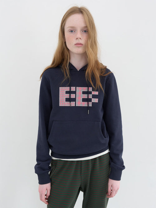 Pixel Logo Hoodie (Navy)