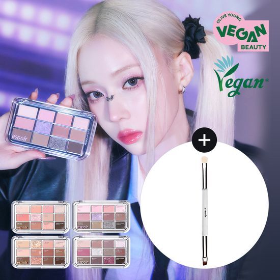 [September Ollyoung Pick/Pre-launch] Espoir Eye Core Palette 9g + Dual Brush Gift