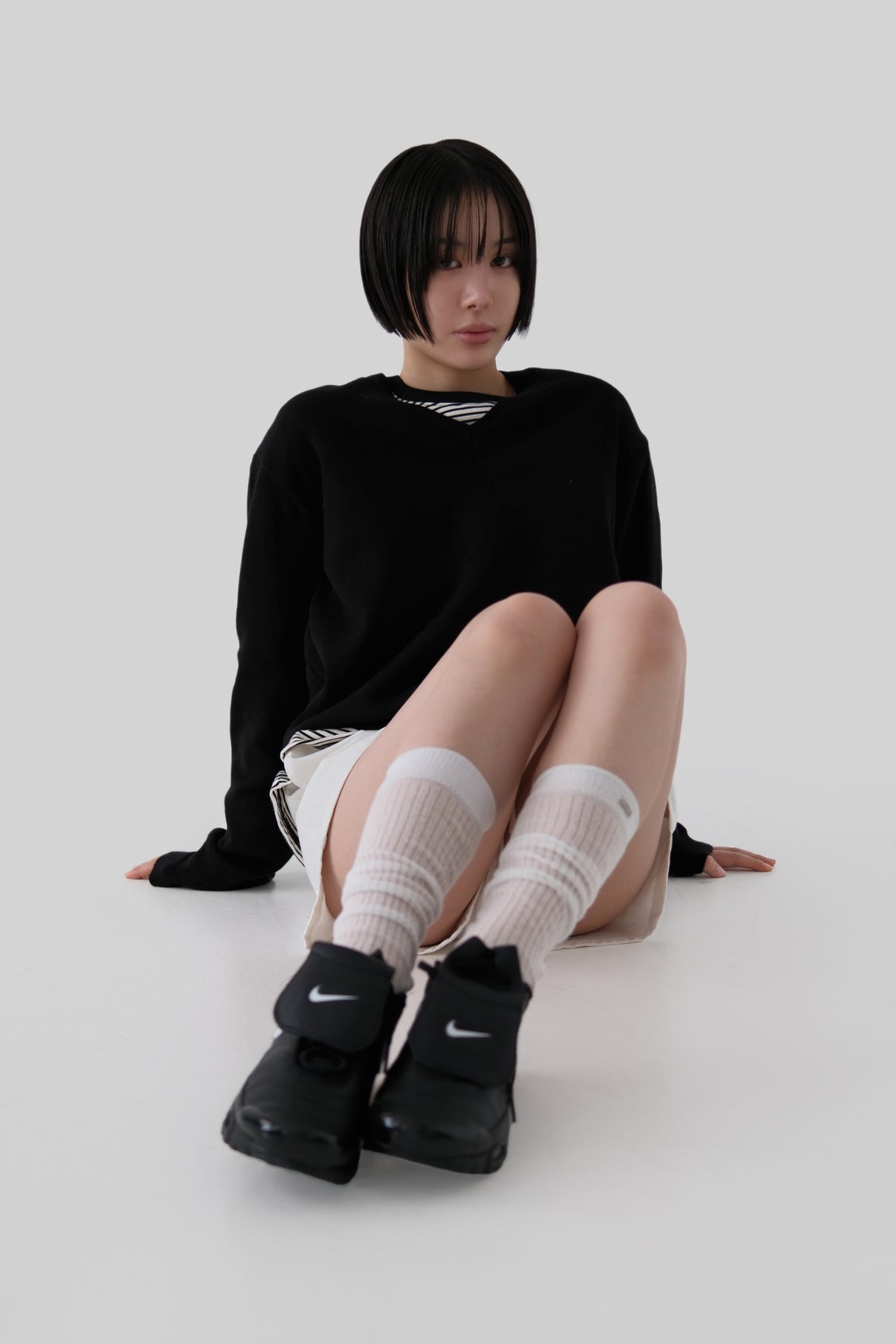 Autumn [made] Ediv-neck knitwear