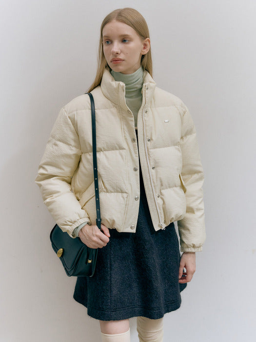 Duck Down Short Padding (Butter Beige)