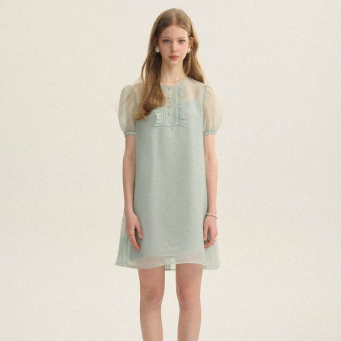 Clover Layered Mini-Dress