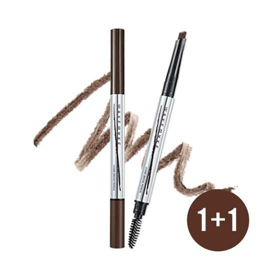 [Limited Edition] WAKEMAKE Natural Hard Brow Pencil 1+1 Plan 5COLOR