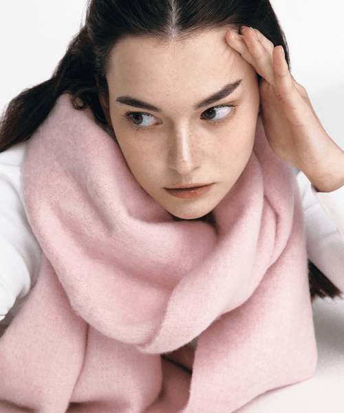 Big Pale Pink Muffler