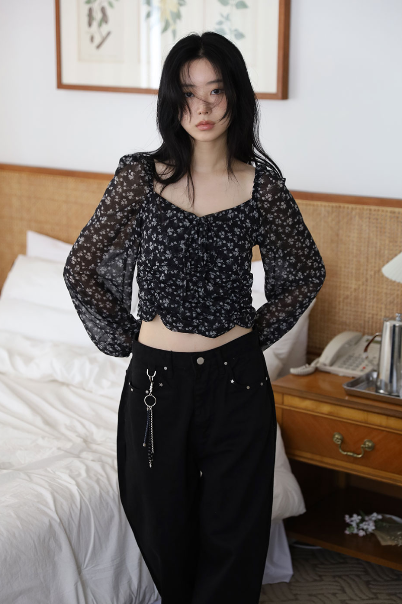 Color in ID Benu Flower Blouse