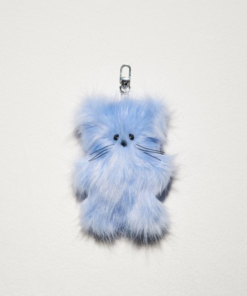 Matty Cat Keyring (Sky Blue)