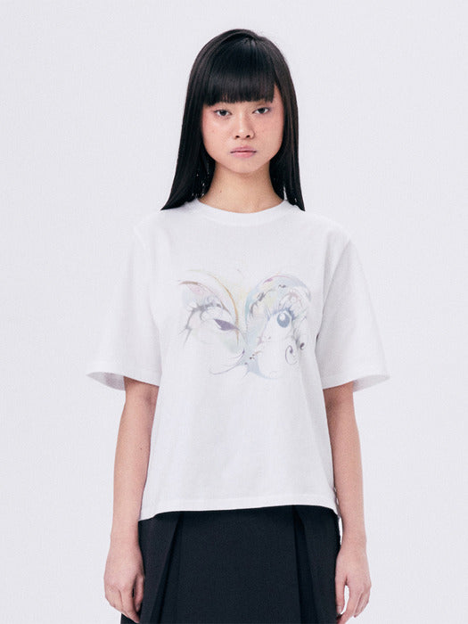 EHAESUN EYES TEE / WHITE