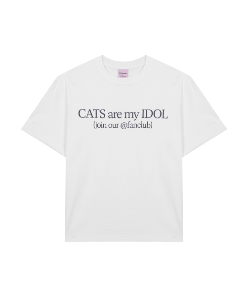 CATS ARE MY IDOL_WHITE