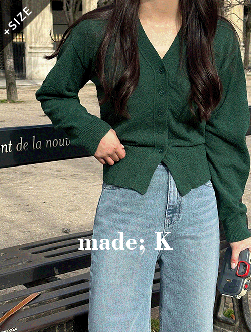 K Club [Self-produced/S-L] #Spring🌷 #alldayEos Buccle Knit Cardigan