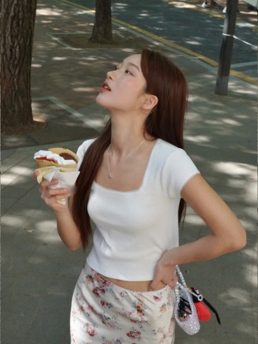 MAGNOLIA Lace Top_IVORY
