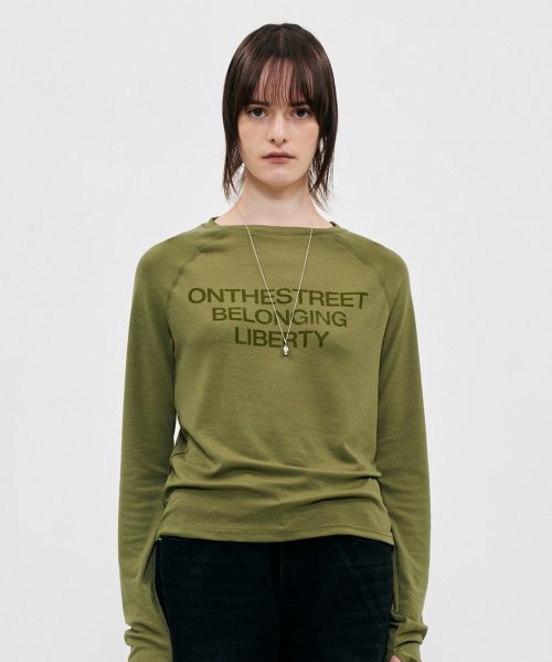 ホールラグランTシャツ[グリーン]