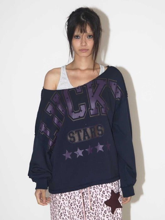Lucky Stars Sweatshirt Navy