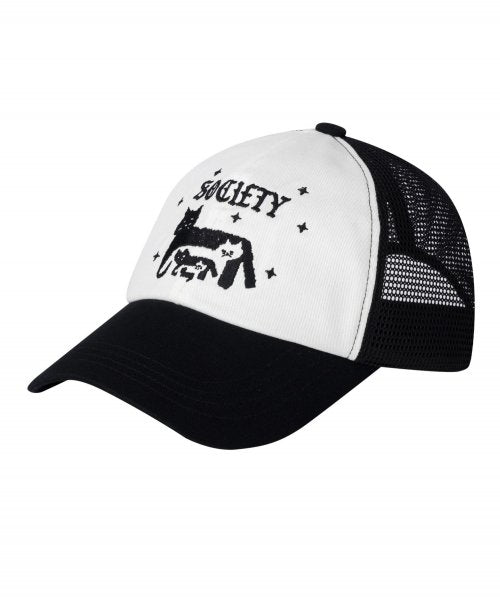 CAT SOCIETY Mesh Ball Cap [Black]