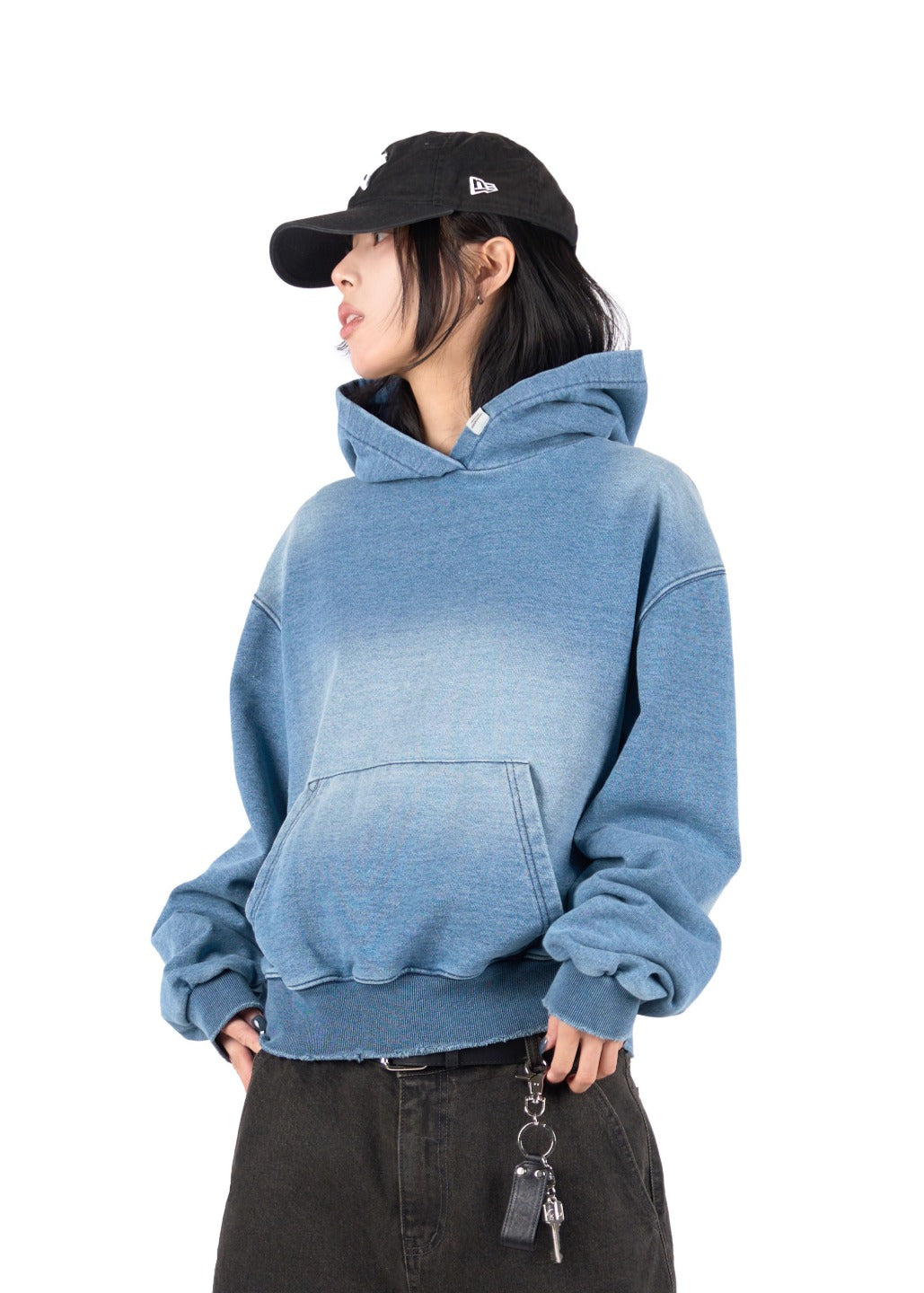 릿킴 FLASH DENIM HOOD