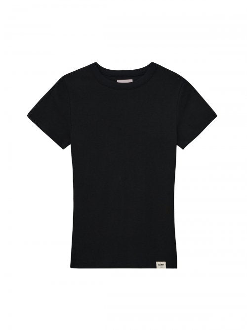 GLOWNY GCLASSIC FITTED TEE (BLACK) - SIZE & LATE | MUSINSA
