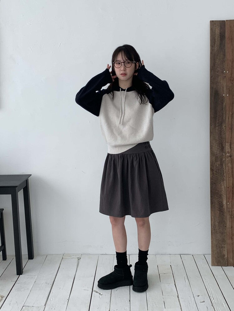 Fling Sally Midi Button Skirt (2 colors)
