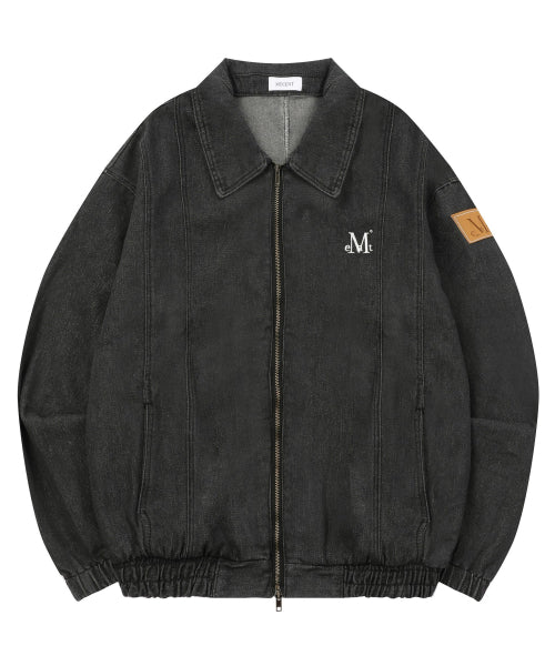 Treat Cutting Denim Blouson Jacket (Unisex)