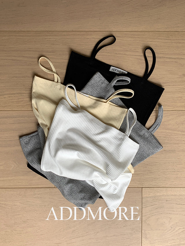 Edmore [🌷10,000 Jangdolpa/Layered/Sleeveless] [Edmore] mts519 Salt Square Neck V-Neck String Sleeveless