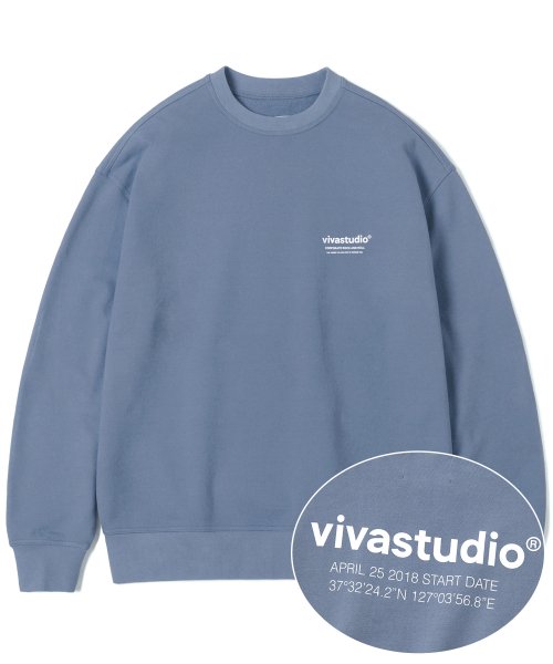 LOCATION CREWNECK [PASTEL BLUE]