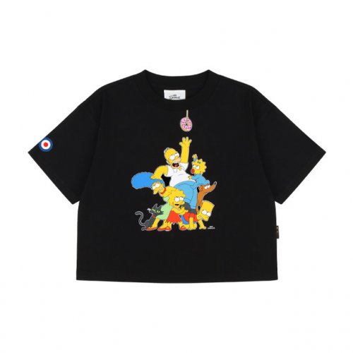 Simpson Crop Short Sleeve Black BMCTS883FBK