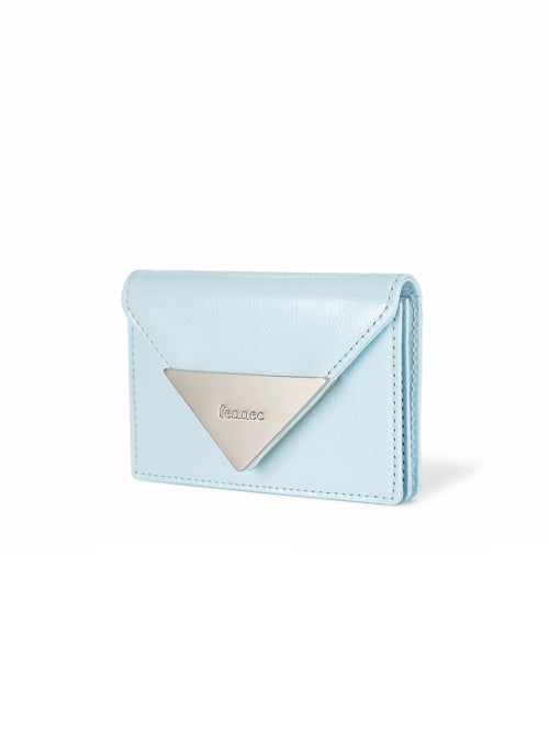 CRINKLE TRIANGLE ACCORDION POCKET D - CANDY BLUE