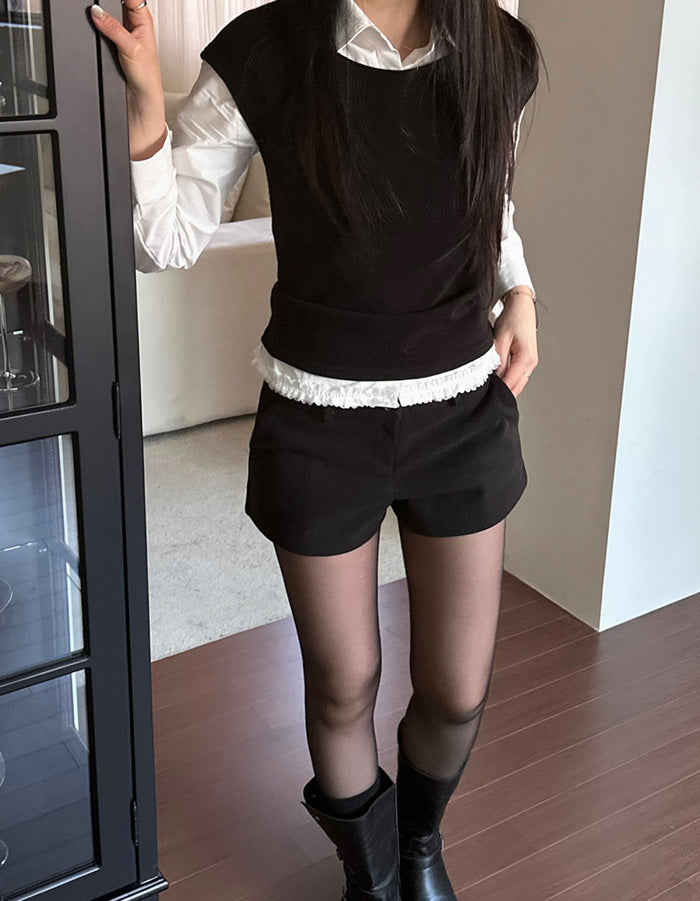 LE RÊVE Minimal knit sleeveless