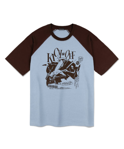 Pitchy Raglan Tee (Sky Blue)_K24QB721