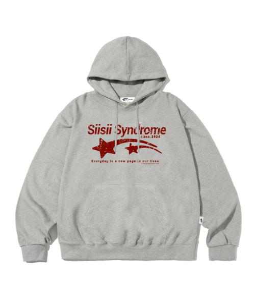 Sisi Syndrome Print Hoodie Gray