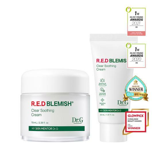[2nd Generation Ten Million Cream] Dr.G Red Blemish Clear Soothing Cream 70ml+30ml Set