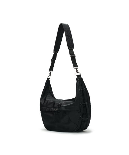 Crescent Moon Hobo Bag Black