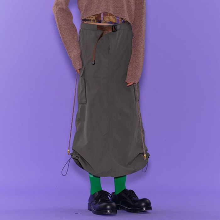 String Cargo Skirt  Ash (MS4327W294)