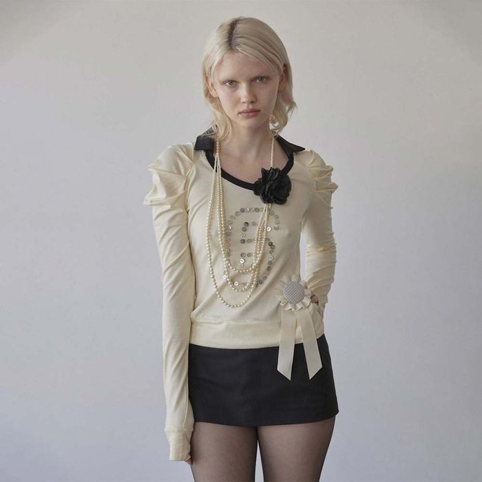Good Girl Collar Tee Butter