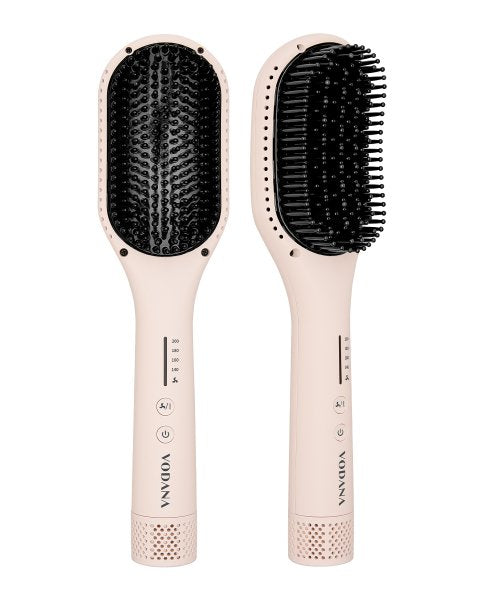 VODANA Glam Curl Air Hit Brush Powder Pink - Review | MUSINSA
