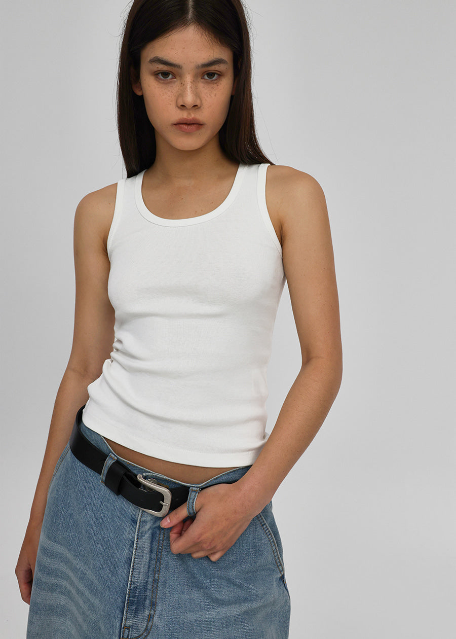 Black-up [Sold for 5,000 sheets] [B-BASIC] Standard U-neck sleeveless shirt