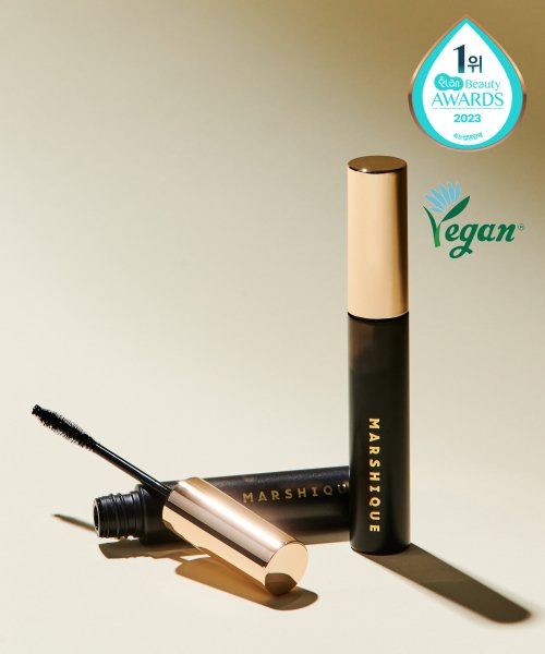Black tinting vegan eyelash serum