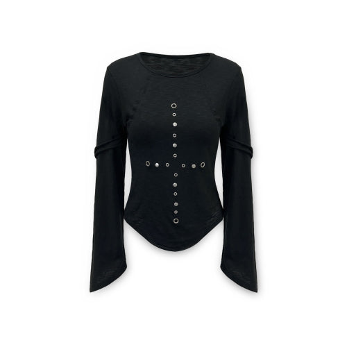 PATCH RIVET LONG SLEEVE