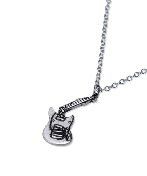BROKEN GUITAR NECKLACE SILVER (MG2EFMAB62A)