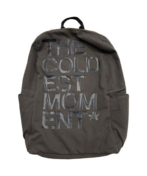 THE COLDEST MOMENT (TCM) logo backpack (brown) - Size & Review | MUSINSA
