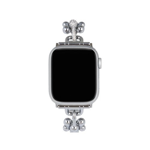[38/41 SIZE] Ballpoint Silver Metal Apple Watch Strap LL2T21707PSS