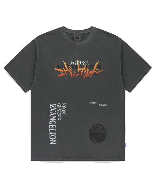 MAHAGRID NERV PIGMENT TEE CHARCOAL (MG2EMMT507C) - SIZE & LATE | MUSINSA