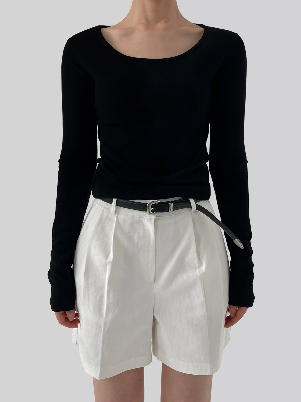 Autumn [made] Base U-neck T-shirt