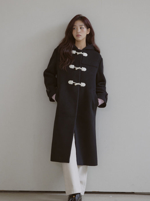 [Exclusive] Charlotte Duffle Coat Black