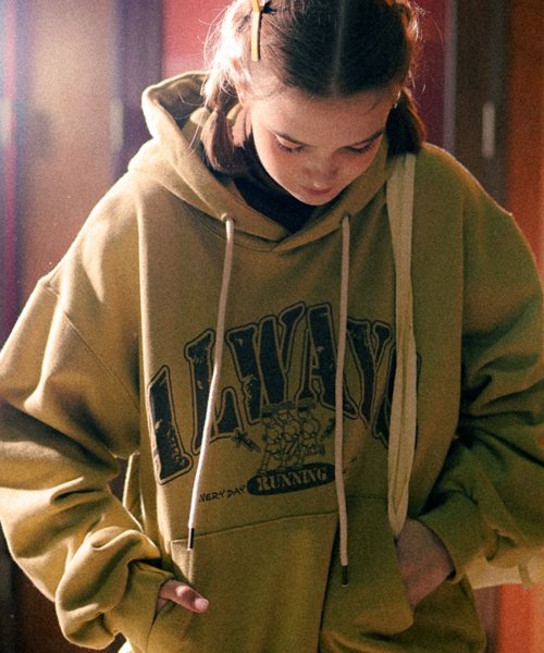Always Learning Heavy Hoodie Avocado JJHD7697