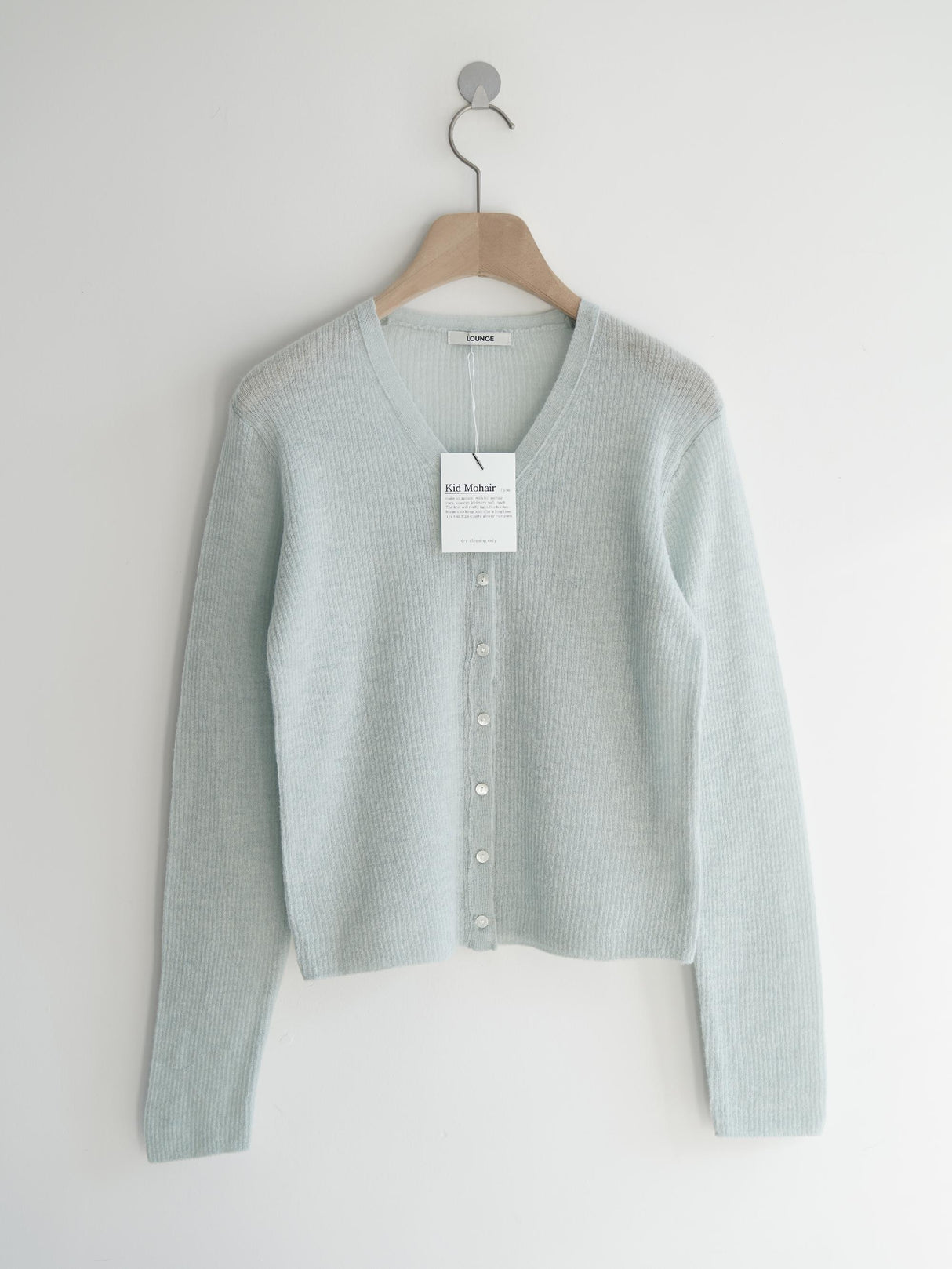 Aptment Prato [LOUNGE] Lounge Kid Ribbed Cardigan Daily V-Neck Knitwear (4 colors) On the same day as Navy